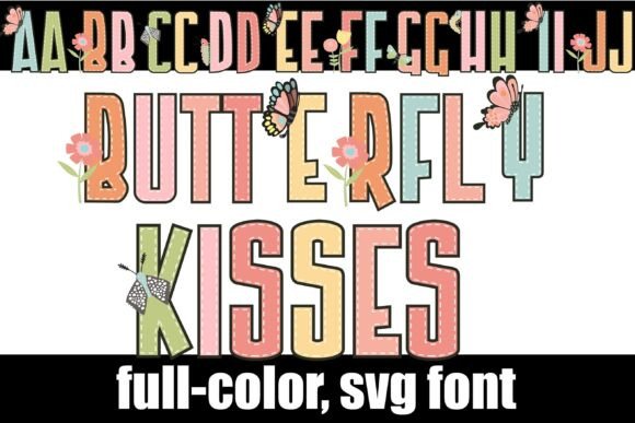 Butterfly Kisses: A Delicate, Handmade Font for Enchanted Design