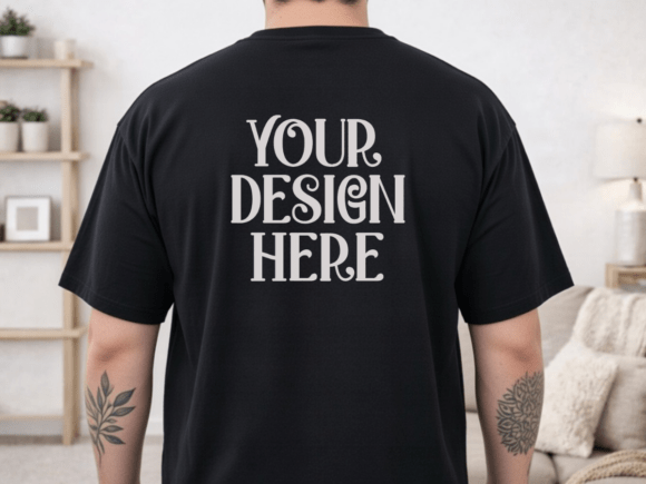 Elevating Your Gildan 5000 Black Mens T-Shirt Mockup for Professional Branding