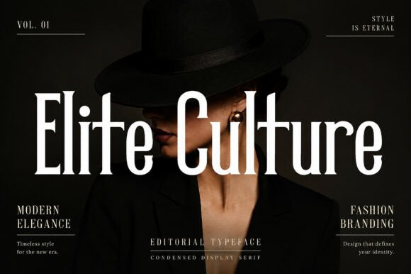Elite Culture: A Font for Modern Elegance