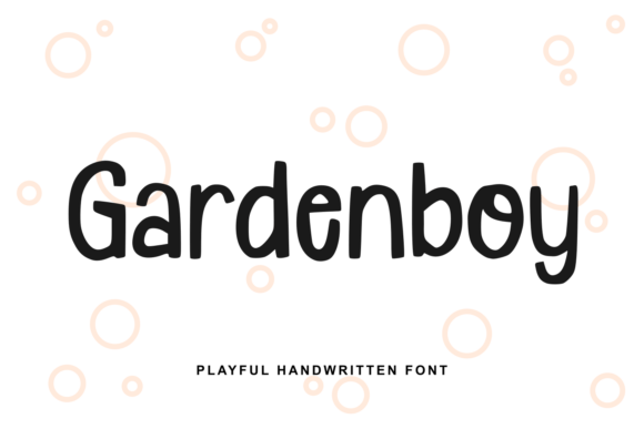 Gardenboy Font: A Warm and Friendly Display Typeface
