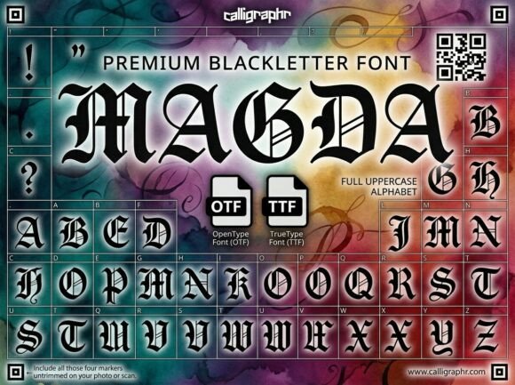 Magda: A Bold Display Font for Creative Expression
