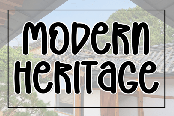 Modern Heritage: A Handcrafted Font for Authentic Branding and Creative Expression
