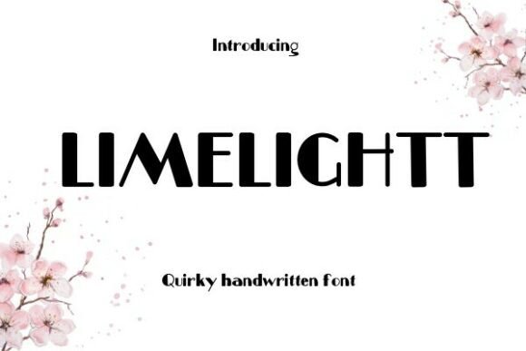 Steal the Show with Limelightt: A Playful Font for Modern Design Projects